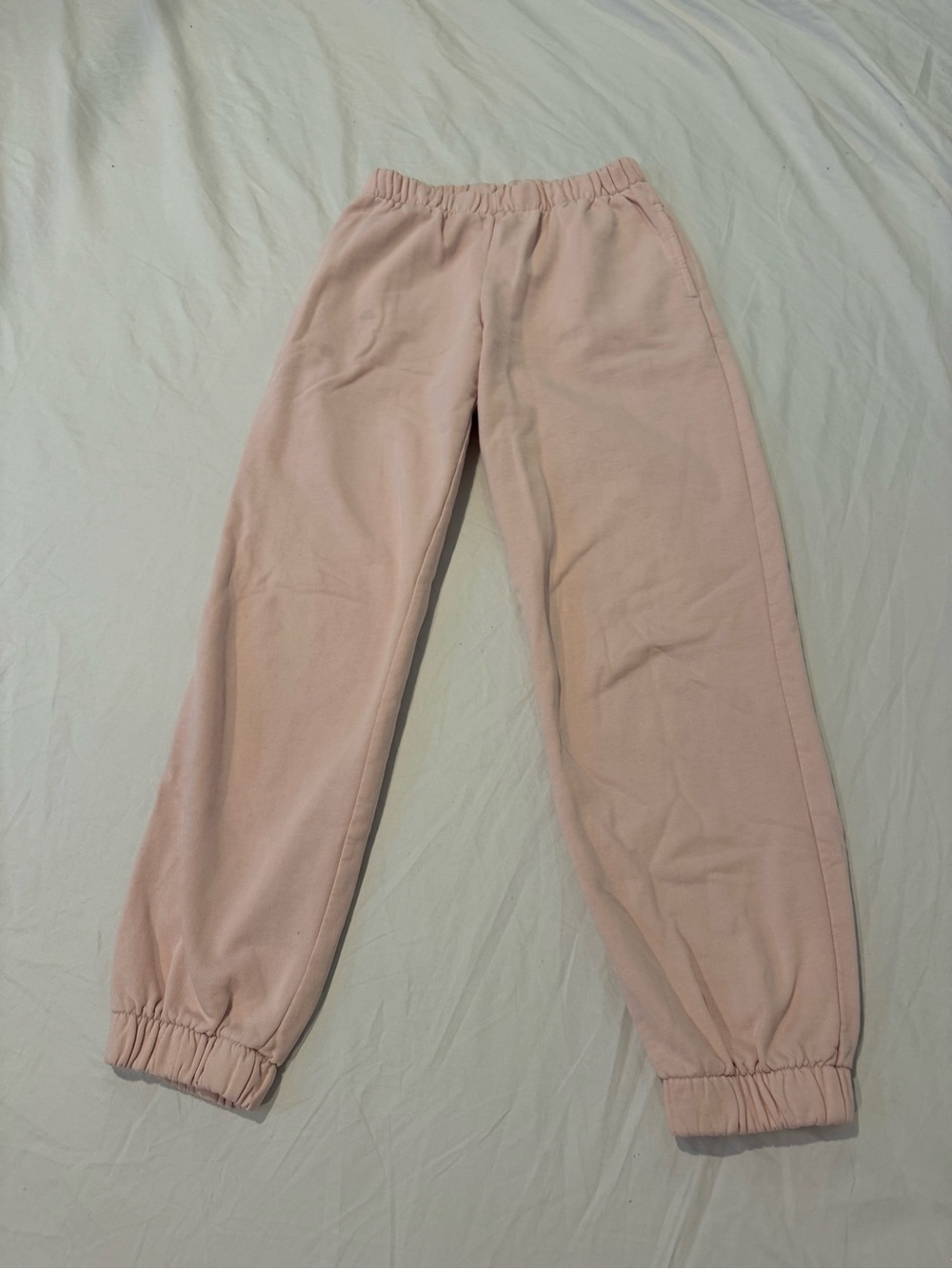 Brandy Melville Light Pink Kids Jogger Sweatpants